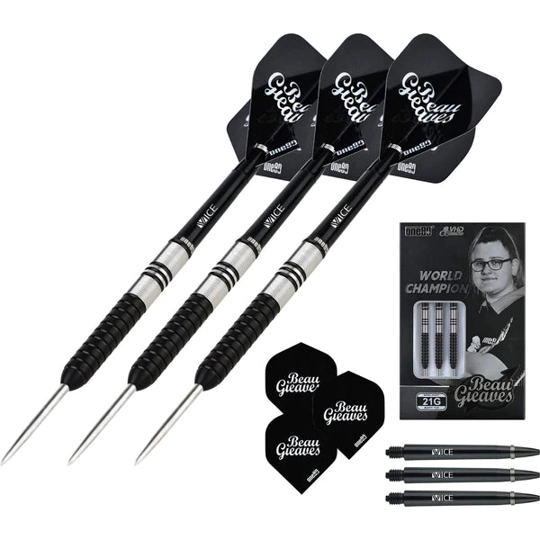 One80 Beau Greaves`s Dart VHD Black Edition Steel Tip – Münchner Dartcenter