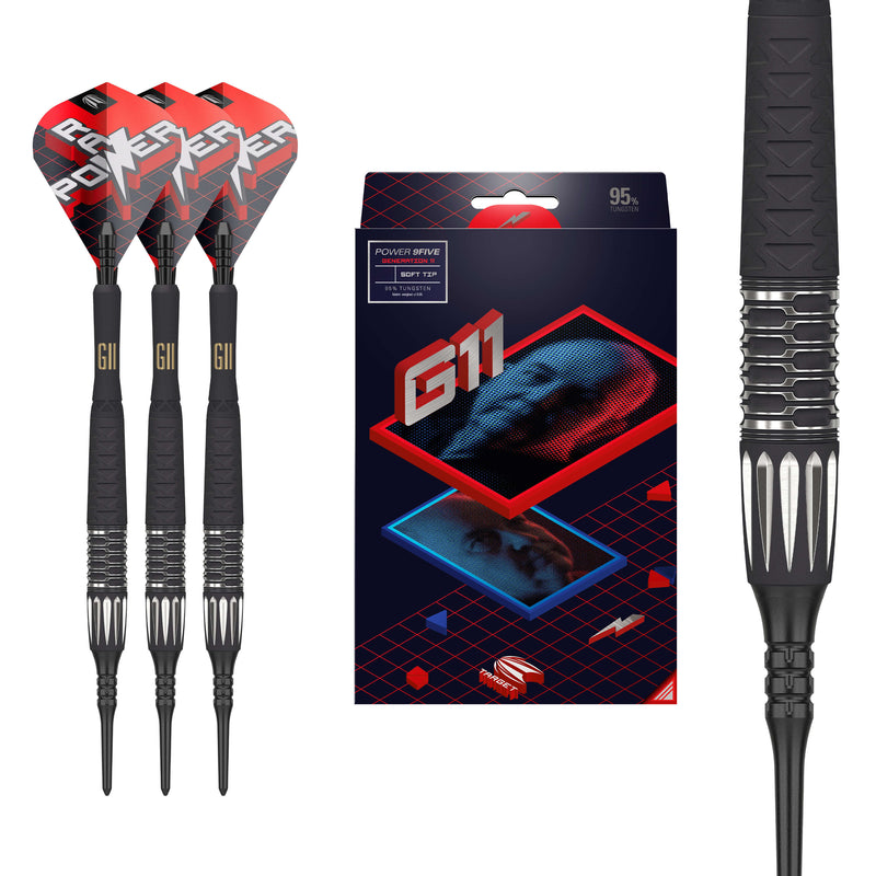 Phil Taylor Power 9five G11 95% Soft Tip Darts 2024