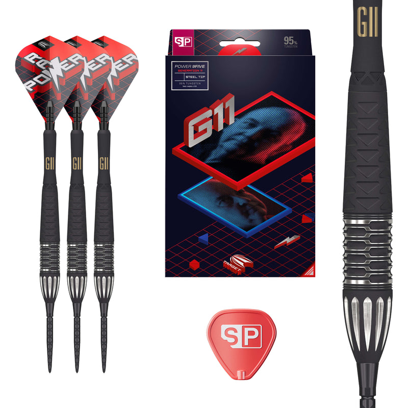 Phil Taylor Power 9five G11 95% Sp Steel Tip Darts 2024